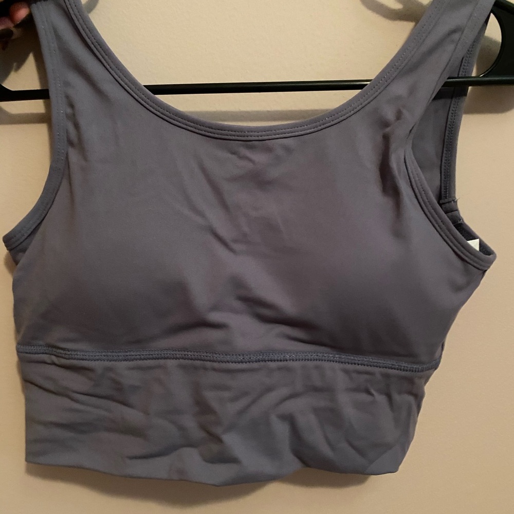 Blue Workout Top/Bra